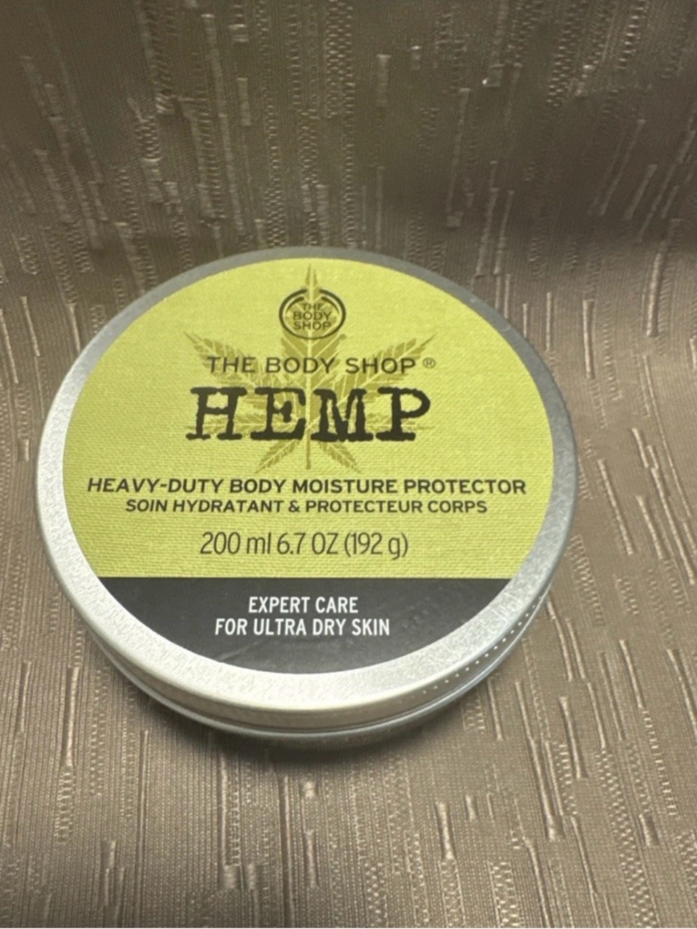 THE BODY SHOP Hemp Heavy Duty Body Moisture Protector for Ultra Dry Skin 6.7 oz
